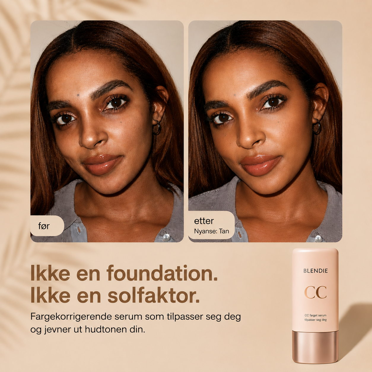 CC color-correcting tinted serum