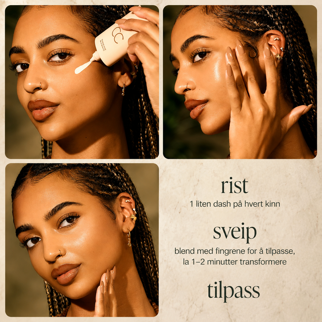 CC color-correcting tinted serum